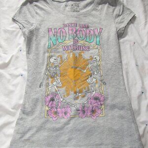 Woman's "Dance" Skeleton T-shirt, Curvy